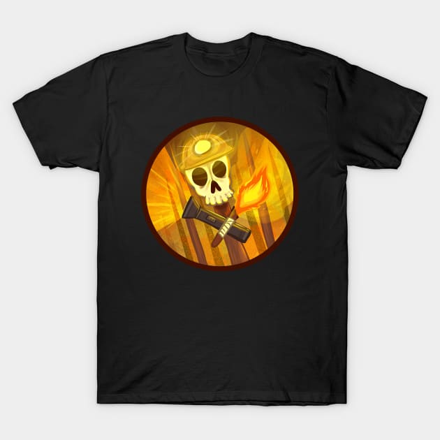 Enter at your Own Risk T-Shirt by TaksArt